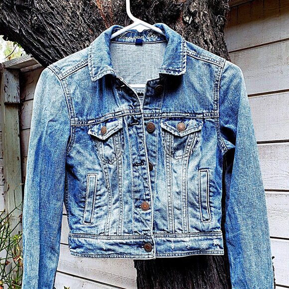 American Eagle Denim Jacket - Picture 1 of 7